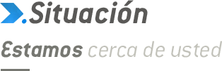 Situaci�n. Estamos cera de usted